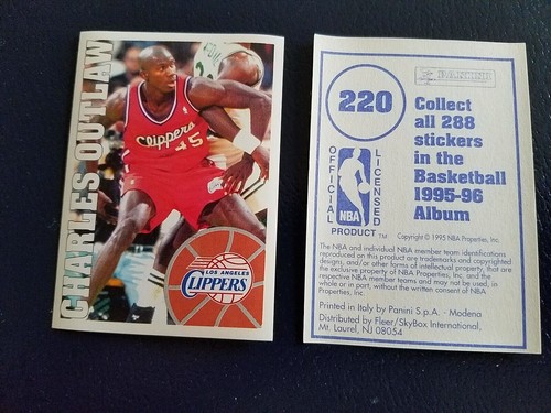 1995 - 1996 NBA Panini Italian Basketball Sticker 1-250 BLUE BACK YOU PICK - Bild 206 von 236