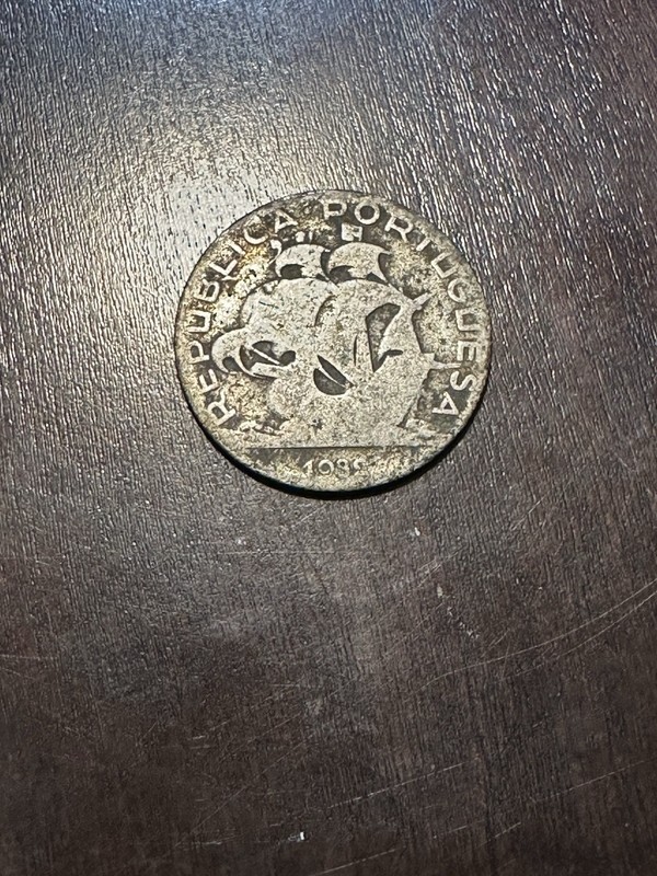 1932 Lisbon Silver Caravelle Coin F/XF Archaic Appearance Historical Silver Coin