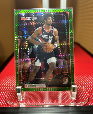 Topps 2025-26 NBA Hoops Scoot Henderson #85 Portland Trail Blazers /75