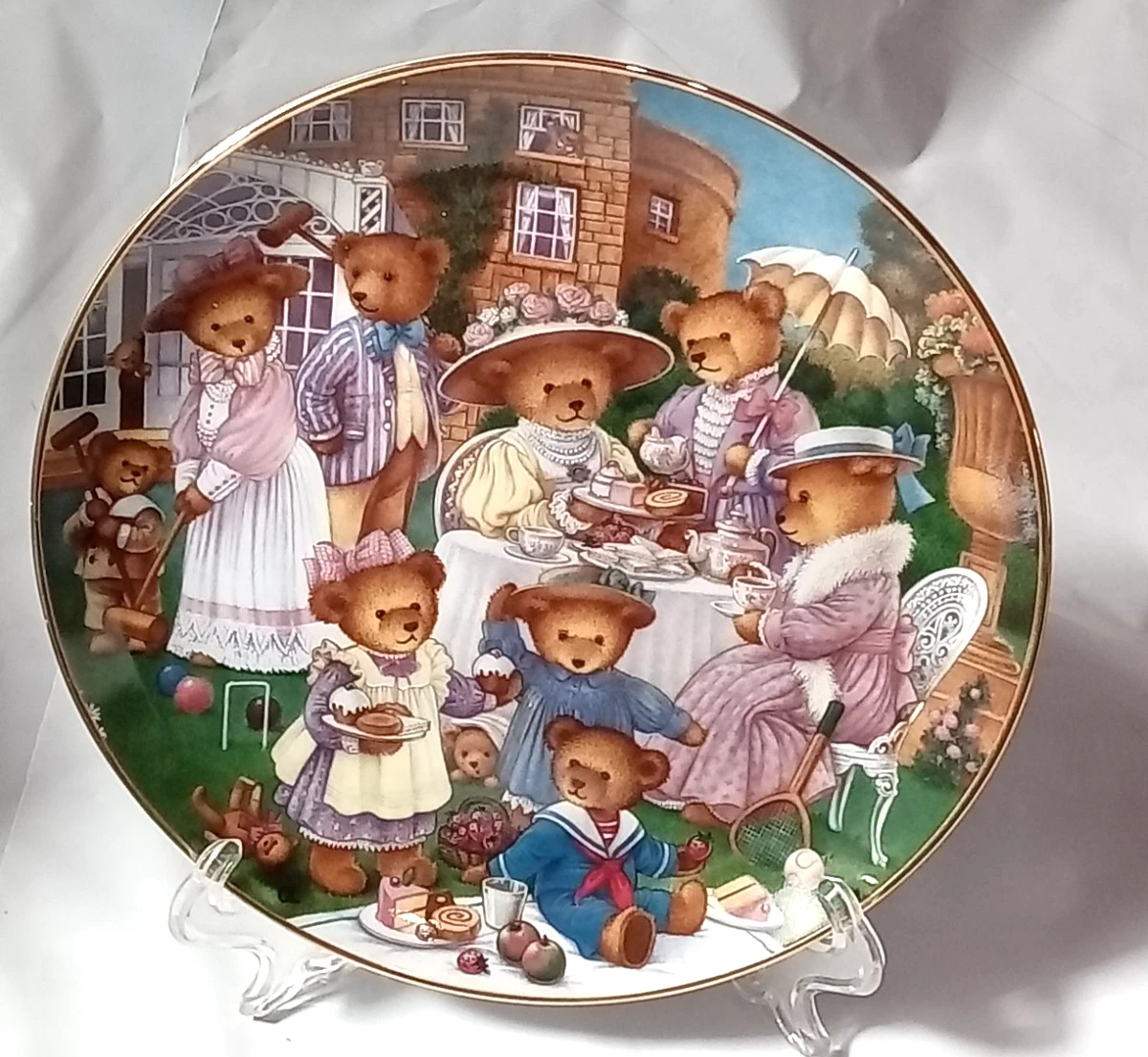 Franklin Mint テディベア 絵皿 3枚セット コレクションプレート Franklin Mint テディベア 絵皿 3枚セット コレクションプレート 美術