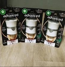 Lot of 3 Air Wick Advanced Plug-in Scented Oil Warmers (Warmers Units Only) 
