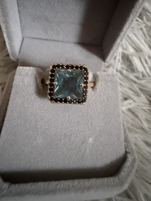 585 RG Rotgold plattiert Walzgold Ring UK Größe Q USA Größe 8 Durchmesser 18 mm
