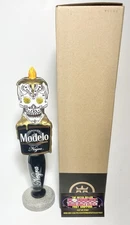 Negra Modelo Day Of The Dead Sugar Skull Beer Tap Handle 11” Tall - New In Box!