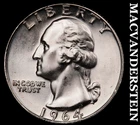 1964 Washington Quarter-Choice Gem Brilliant Unc Lustrous No Reserve #G7560