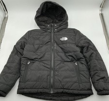 The North Face Boy's WP Reversible Full-Zip Hooded Jacket-Black-Size: M 10