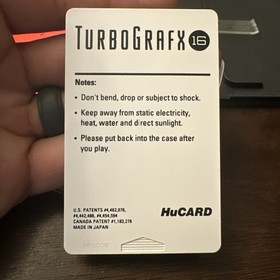 Neutopia (TurboGrafx-16, 1990) Card In Case CIC - Tested - Authentic