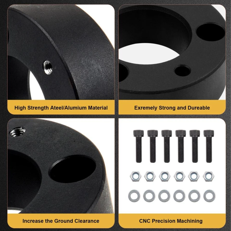 3" Front Leveling Lift Kit For Nissan Armada 2004-2015 Infiniti QX56 2004-2010 Foto 3 de 4