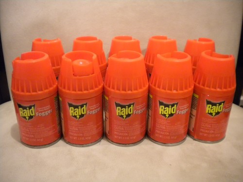 Raid Deep Reach Insect Killer & Fogger, 10 Pack (1.5oz each), Roach Killer