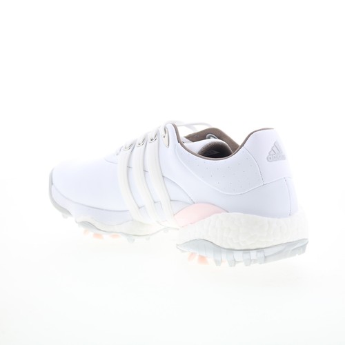 Adidas Tour360 22 GV9662 Womens White Leather Lace Up Athletic Golf Shoes - Picture 6 of 8