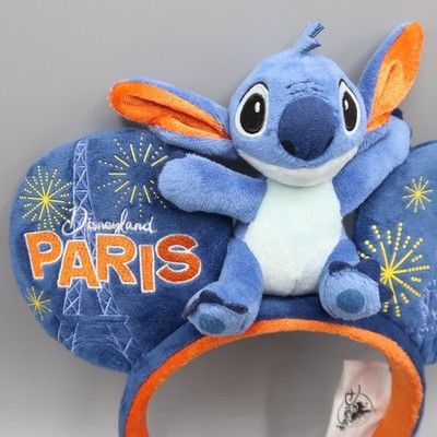 Disneyland Paris Stitch Plush Ears WDW - Epcot World Showcase France - Disneyland Paris Stitch  main image 4