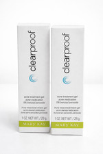 Mary Kay Clearproof Acne Treatment Gel 1 oz 2 Pack 5 Benzoyl Peroxide NEW