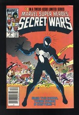 Marvel Super-Heroes: Secret Wars #8 VF/NM 9.0 Newsstand Variant 1st Black Suit!