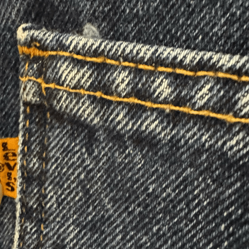 Levi’s 10962 More Relaxed Fit Tapered Leg Jeans Orange Tag Vintage 90s Size 11 - Picture 5 of 6