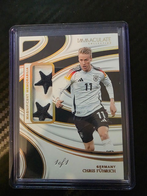 Chris Fuhrich #1/1 With Patch Immaculate Collection Germany
