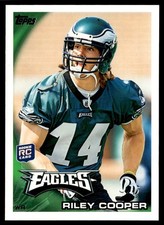 2010 Topps Riley Cooper Rookie Philadelphia Eagles #242
