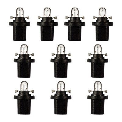 10 Glühlampen Instrumente 12 V 1,2 W Halogen BX8.4d HELLA für u.a. MAN