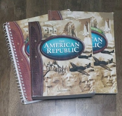 BJU Press American Republic Teacher & Student Books - Student Activities 3 Books