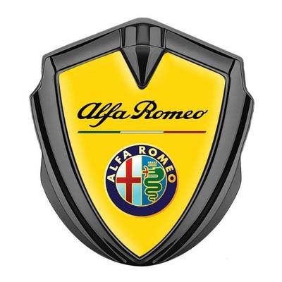 Alfa Romeo 3D Metal Emblem Badge Sticker Fender Logo Hood Decal