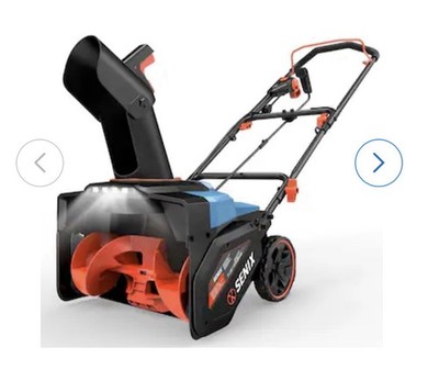 Senix 18in Corded Electric Snow Blower Single Stage Push Snow Thrower Open Box