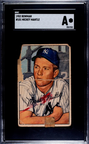 1952 Mickey Mantle #101