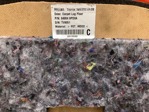 Nissan Juke F16 Lower Boot Floor Carpet Liner 2020-2025 - Picture 7 of 9