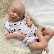 Bambola neonato in silicone 18" realistica per dormire tutto il corpo neonato bambina per regalo