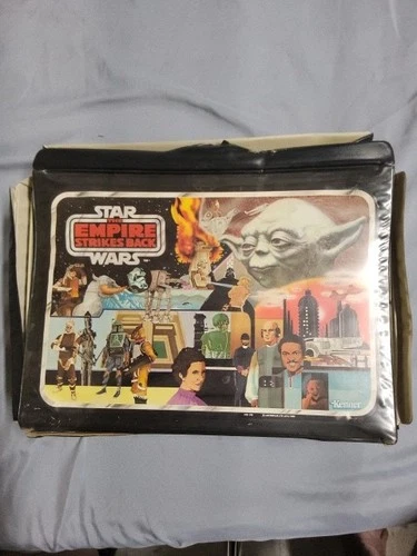 10 Vintage Star Wars figures Lot  & Case As Seen In Photos
