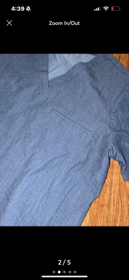 Mandala Size Medium Scrub Top, Single Pocket NWOT - Image 2 of 4