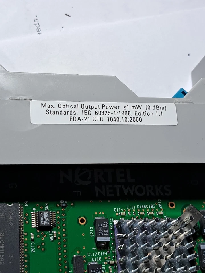 Nortel NTN440HA-04 OM3500 OC-48 / STM-16 STS SR 1310 Interface Card – Untested S - Image 4 of 4