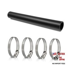 Gas Tank Filler Hose With 4 Clampsreinforced Gasoline Fuel 2.25 Id Straight