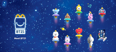 #ad 2026 McDONALD#x27;S X BTS BT21 HAPPY MEAL TOYS Or Set $88.99