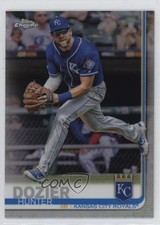 2019 Topps Chrome Refractor Hunter Dozier #166 10ou