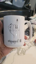 Engaged Af Ring Finger Mug Engagement Ring Mug Bride Mug Bride Gift P3