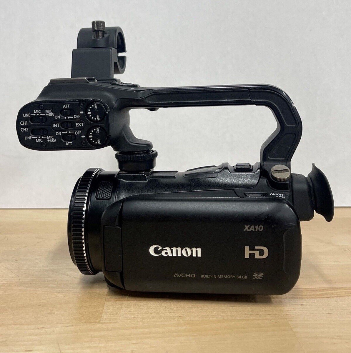 中古ジャンクCanon XA10 業務用ビデオカメラ（XLRハンドルユニット付） Canon XA10 Professional Full HD Camcorder Video Camera 1080P | eBay