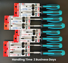 Vessel Megadora 900 Screwdriver Slotted Phillips JIS Sizes Japan