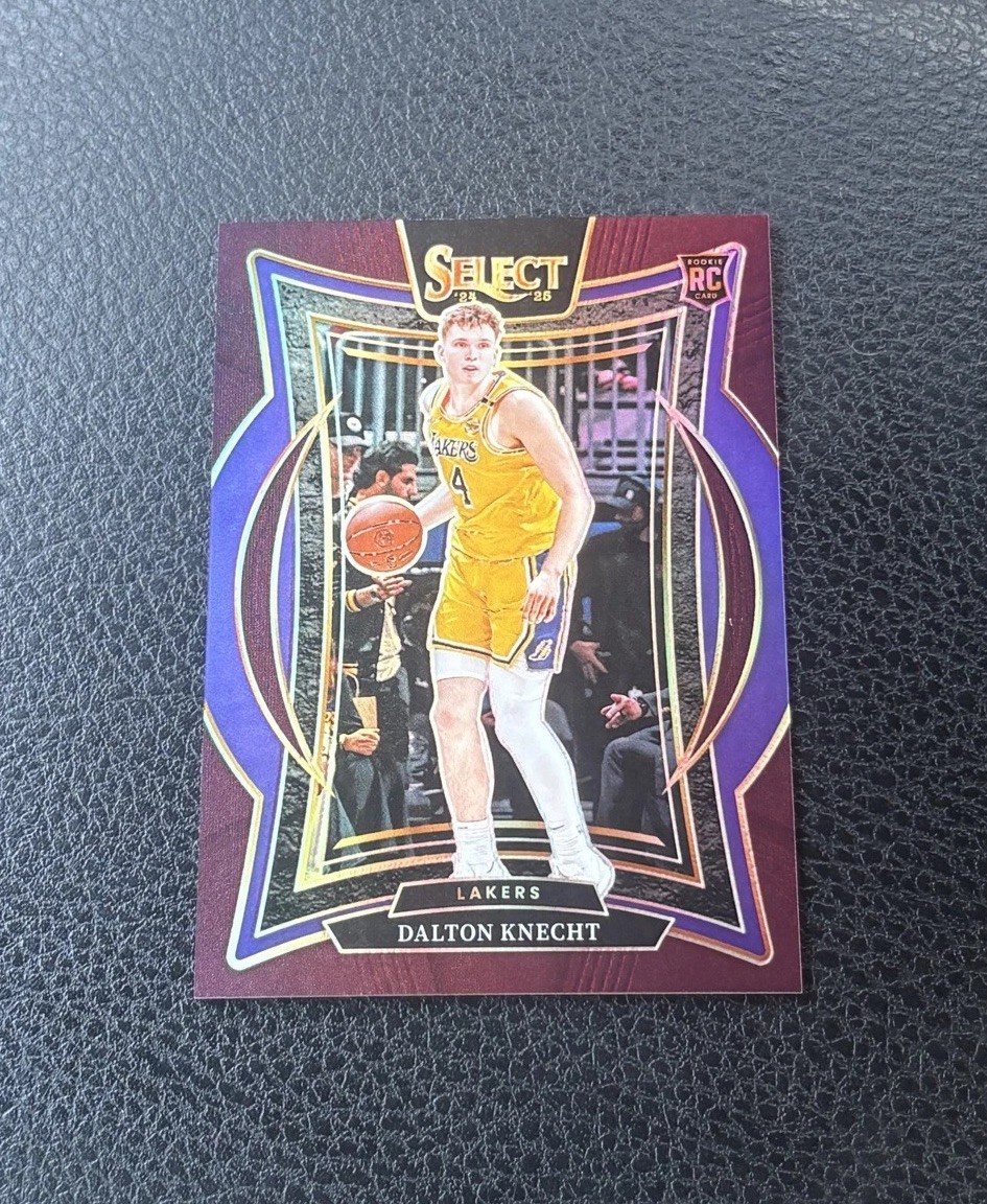 2024-25 Panini Select - Concourse Dalton Knecht #91 Maroon Prizm /175 (RC)