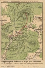 Ak Hayn Hain Oybin Oberlausitz, Karte mit Rodelbahn, Umgebung... - 4856418