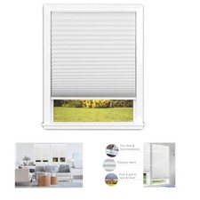 Elegant Trim-at-Home Polyester Window Shade, 36" W x 64" L - Child & Pet Safe