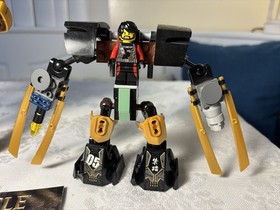 LEGO Bionicle 70789 + Ninjago 70723 Partial Build Mech Lot Incomplete