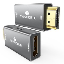 THANDBLE HDMI to DisplayPort Adapter 4K 60Hz, Souce 2 inch, Gray