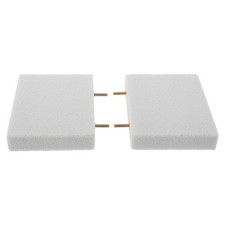 2 Pcs Frosted Claw Grinding Platform Parakeet Beak Perch Bird Accessories