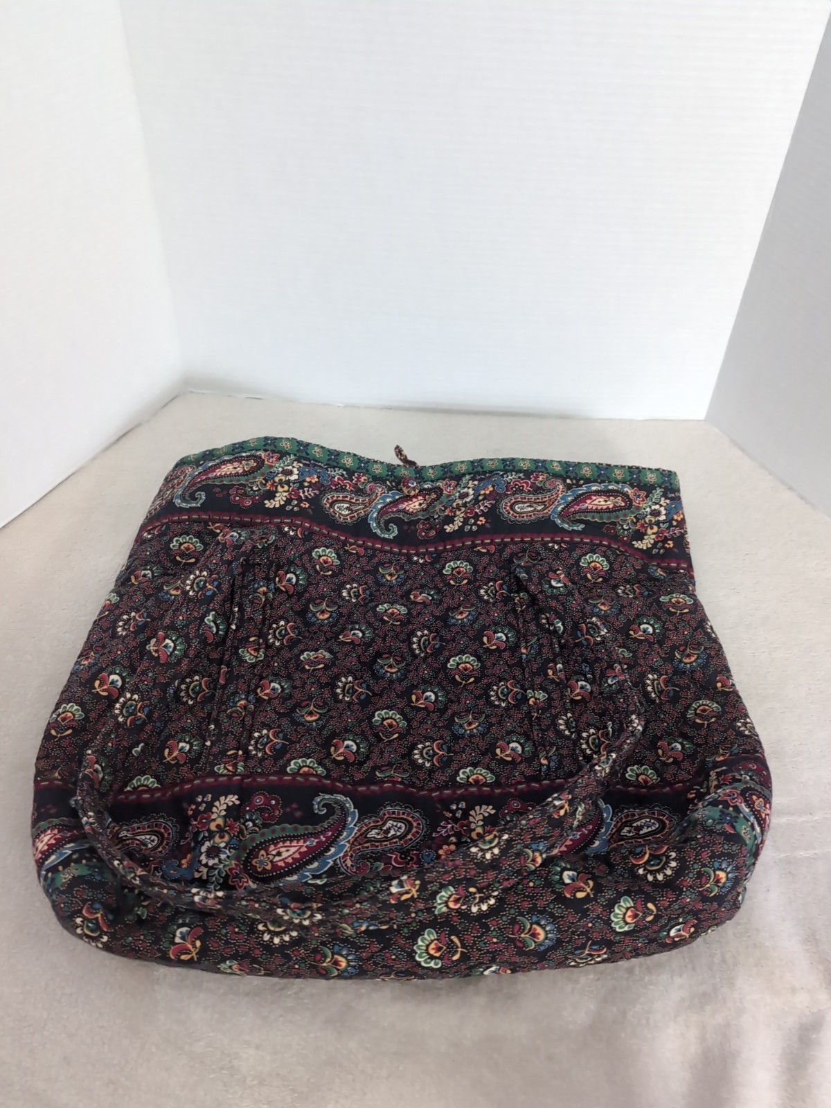 Vera Bradley Paisley Meets Flowers Quilted Medium Tote Shoulder Bag