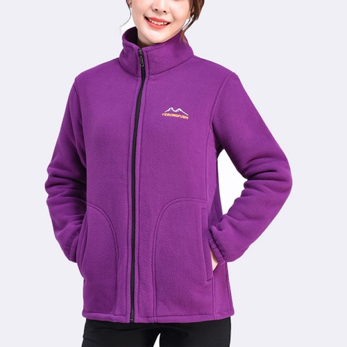 Cappotto in pile taglie forti per giacca foderata calda vestibilità ampia capospalla accogliente morbido - Foto 34 di 48