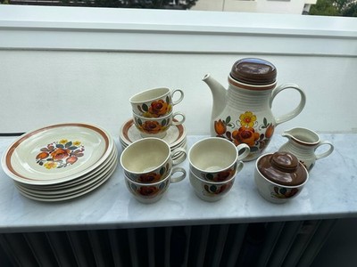 winterling kirchenlamitz  Kaffee Service 23 tlg - 70er - Vintage