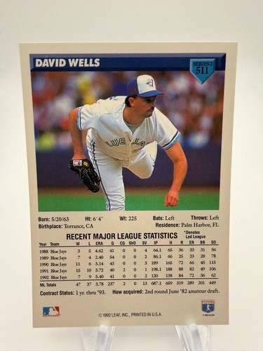 1993 Donruss Baseball Cards #500-749 - You Pick - Picture 48 of 523