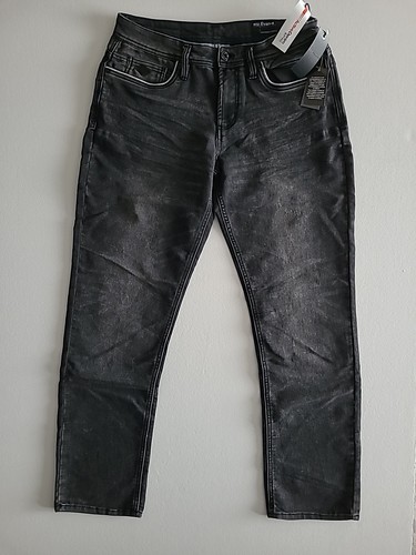 Buffalo David Bitton Evan-x Slim Straight Jeans, 32x32, Dark Grey Fleece - Picture 2 of 6