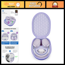 Portable Hard Organizer Case for AirPods Max - Sleep Mode Support, Travel Bag P