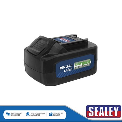 Sealey Power Tool Battery 18V 3Ah for CP400LI & CP400LIHV CP400BP