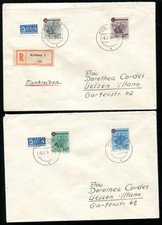 FRANZ&Ouml;SISCHE ZONE RHEINLAND PFALZ 1949 42-45A SCH&Ouml;NE BRIEFE 580&euro;+(H5052