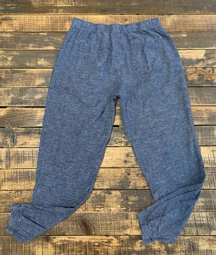 "Pantalones de chándal Patagonia Island cáñamo playa para mujer S azul jaspeado entrepierna 26,5""" - Imagen 6 de 9